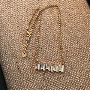 Touchstone Crystal by Swarovski Golden Baguette